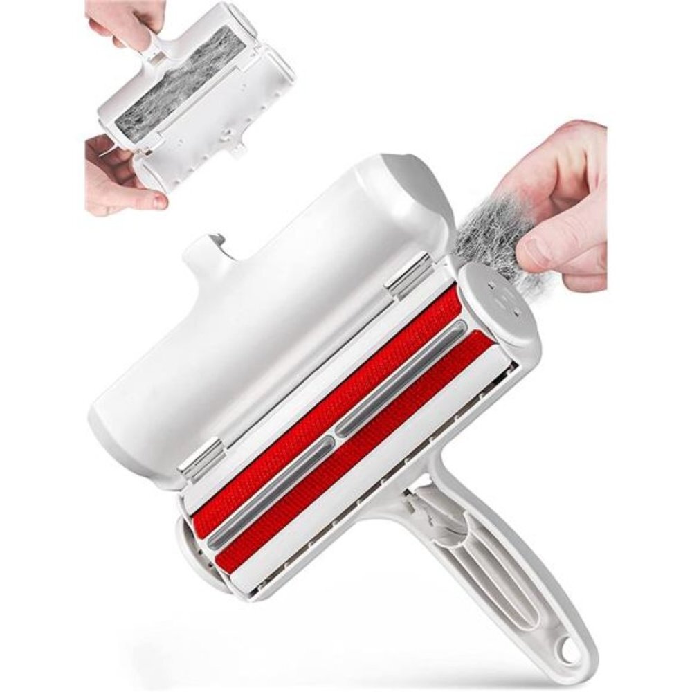 Portable Multi-Surface Lint Roller and Fur Removal Tool